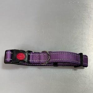 Reflective purple dog collar for small dogs by Taglory